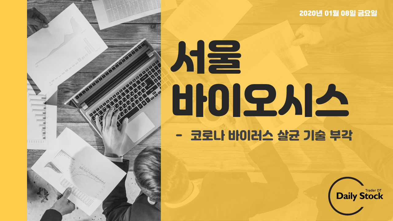  서울바이오시스 주가 전망 - 코로나 살균 기술 부각 : 종가베팅 매매일지