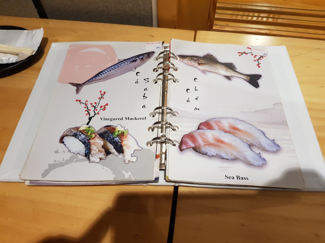 호치민 1군 레탄톤 일본인 거리 Sushi Tiger 메뉴(8)