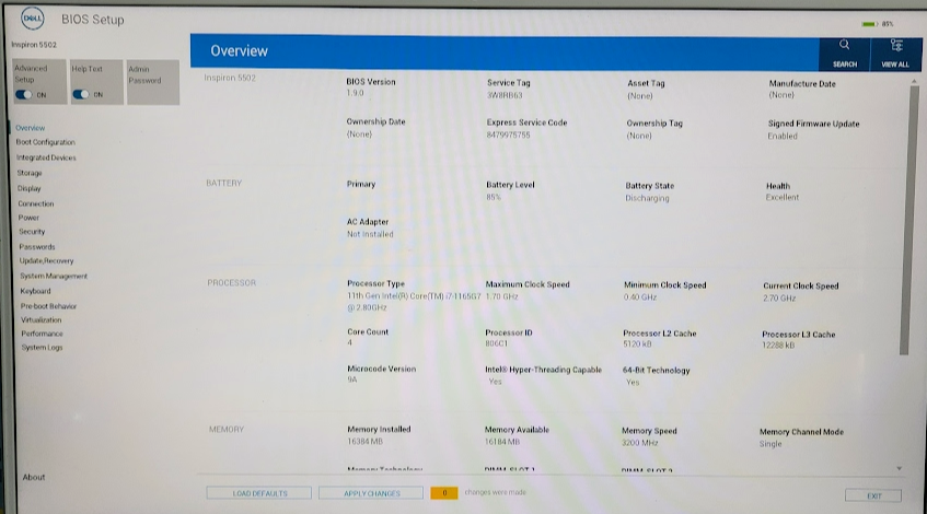 윈도우에서 UEFI 바이오스 화면으로 바로 넘어가는 방법 캡처5