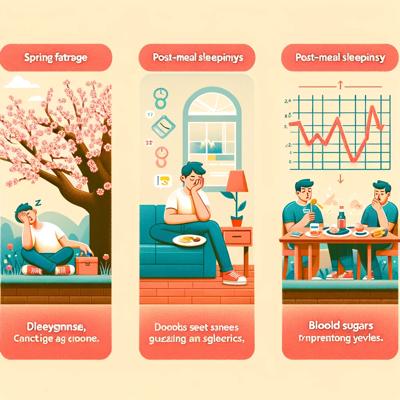 춘곤증 vs 식곤증 vs 혈당스파이크: 각 증상의 특징과 예방법