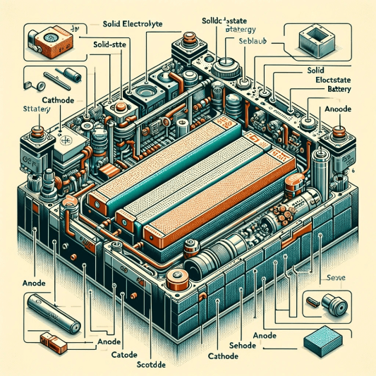 전고체 배터리 내부