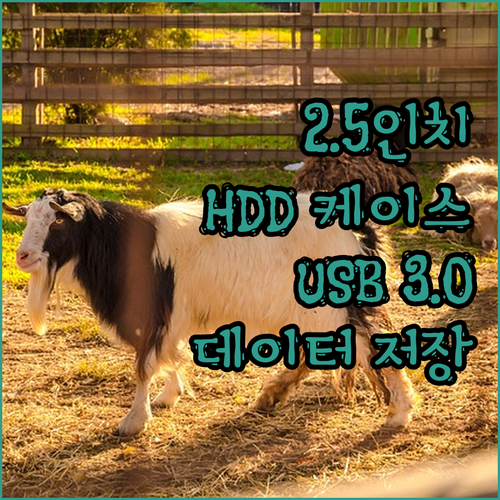 2.5인치 HDD 인클로저 케이스 U