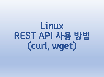  [Linux] 리눅스 REST API 사용 방법 (curl, wget)
