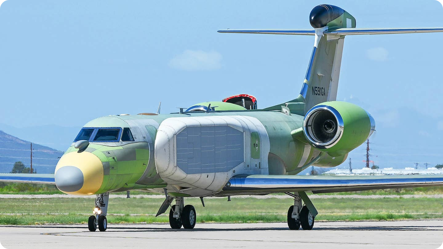  EC-37B Compass Call 재밍 제트 항공기 - 2022.08.18