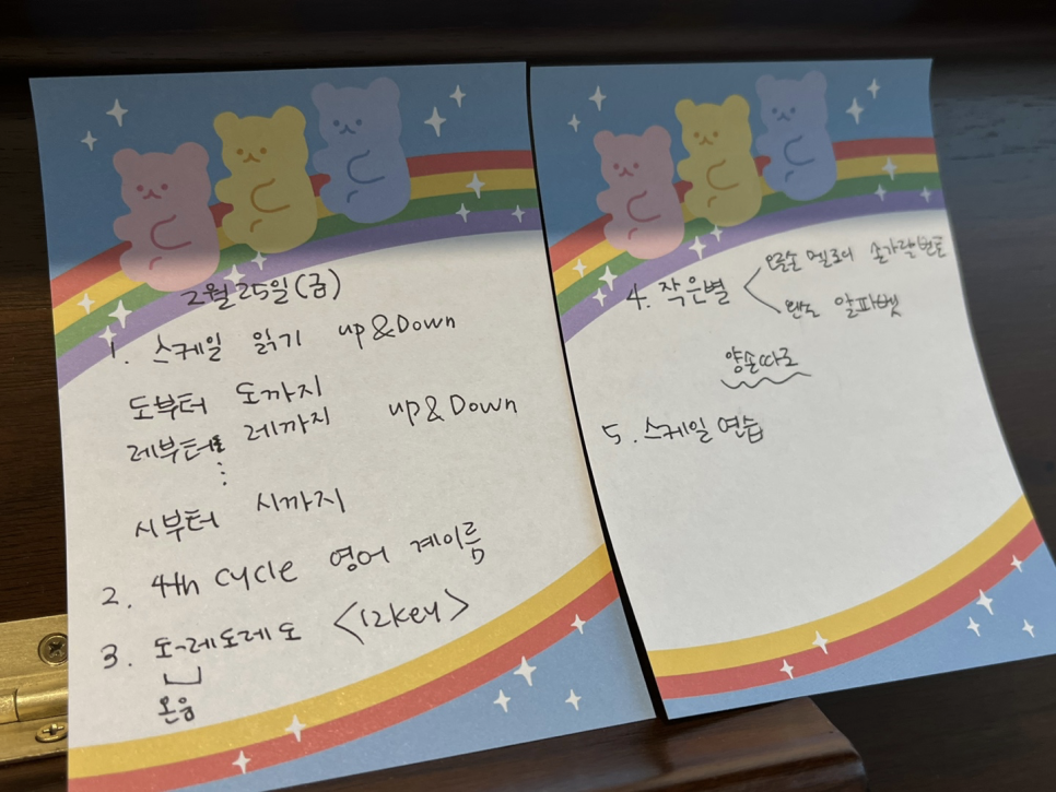 버킷리스트피아노 배우기 @ 25