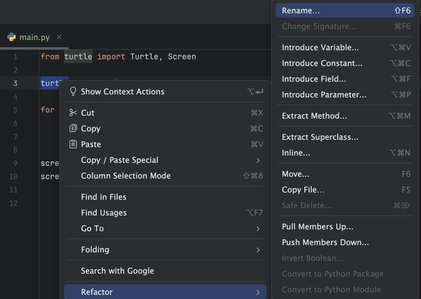 Day 18 - Turtle, colorgram, tuples(터플), PyCharm