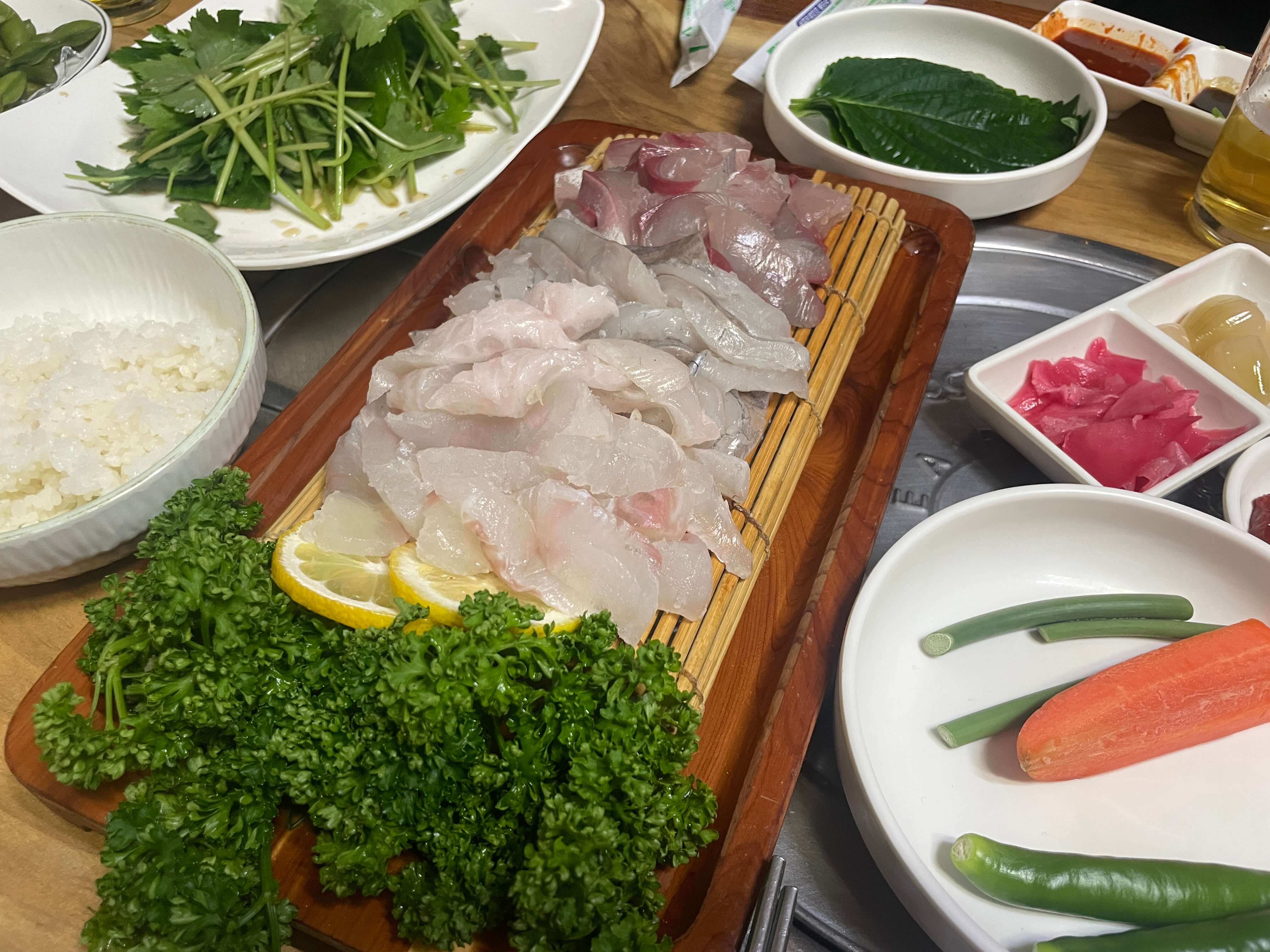 막회집