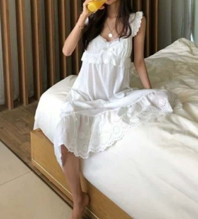 여성 원피스 원피스 프릴 원피스 파자마 원피스 여성복 2