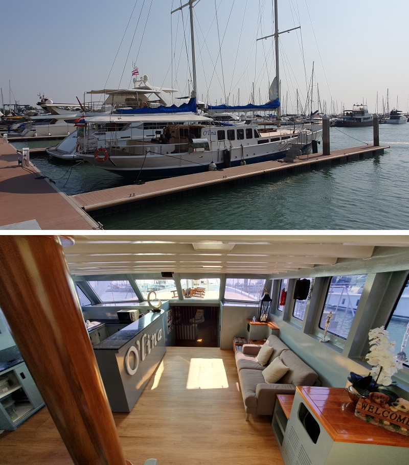 파타야 오리나 클래식 요트 외관 및 인테리어