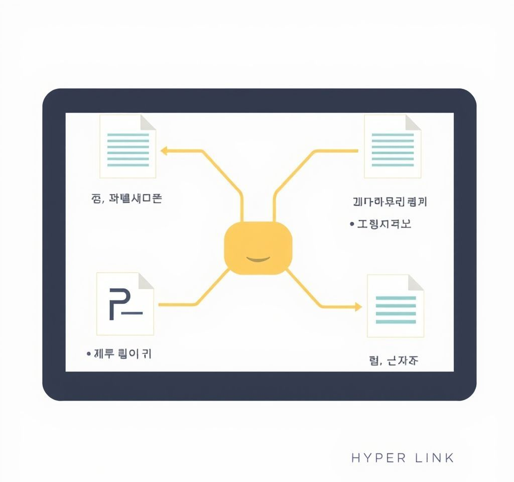 하이퍼링크를 활용한 스마트한 한글 PPT 작성법: 문서의 연결성을 극대화하는 비법