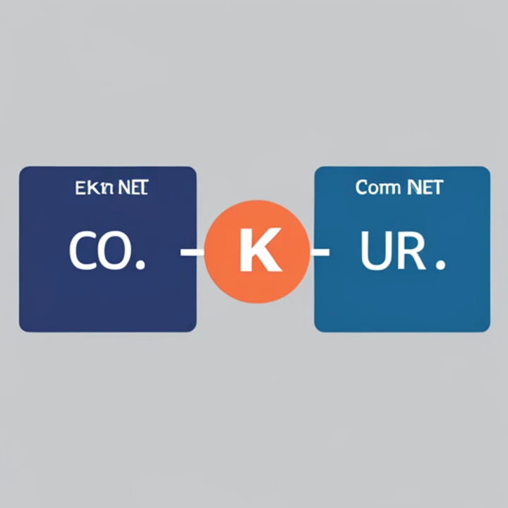 com, net, co kr의 차이점은 무엇입니까