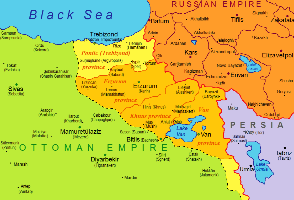 러시아 제국이 점령한 오스만 제국 지역
