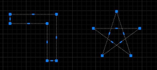 캐드 Window 드래그 방법 예시 3