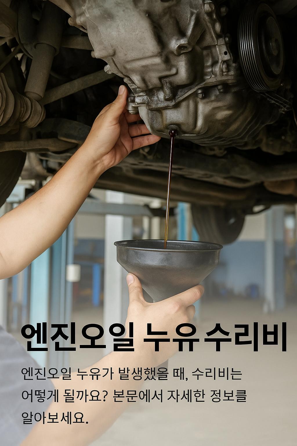 엔진오일 누유 수리비
