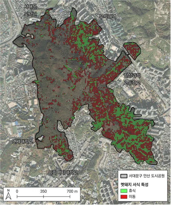 딥러닝 기술로 분석한 멧돼지 서식환경