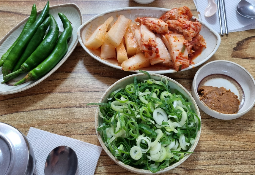 원조불곰탕 밑반찬