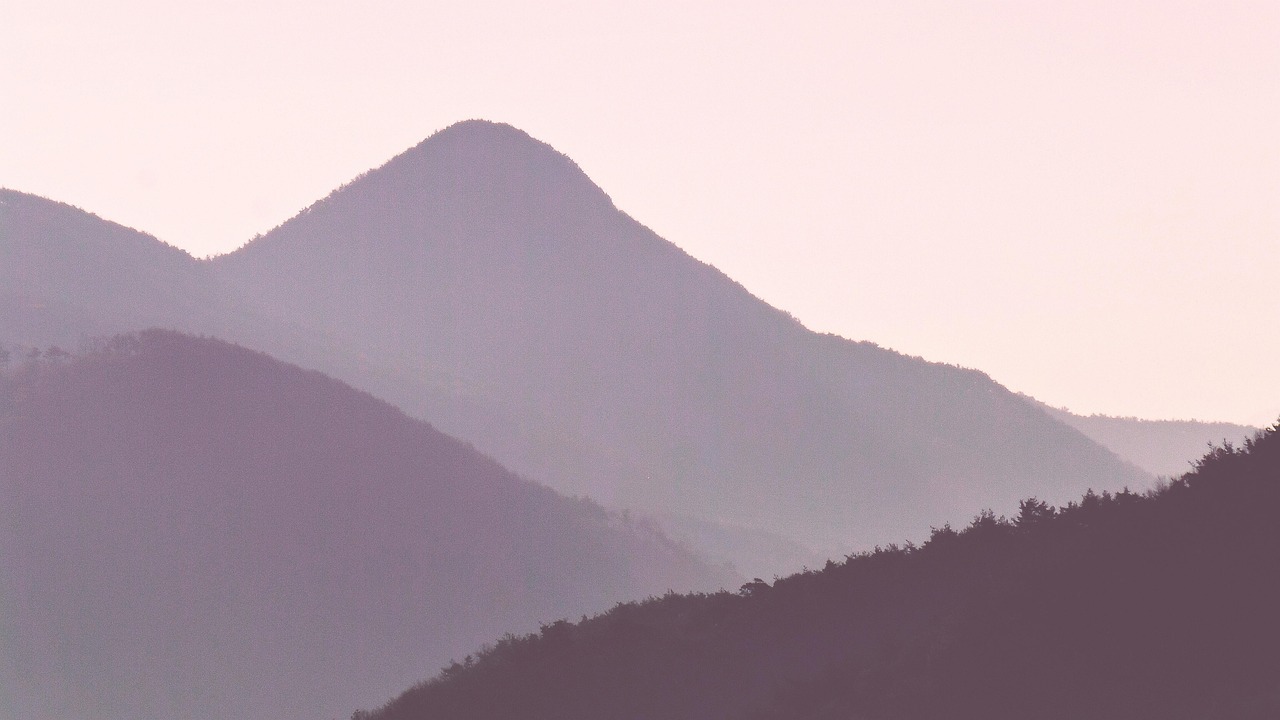 산 먼지 사진
