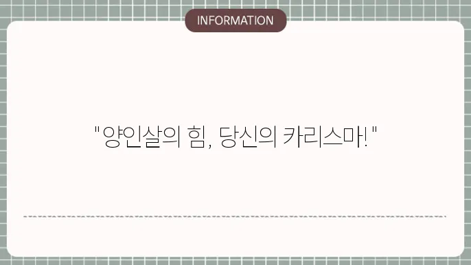 카리스마 유형과 특성