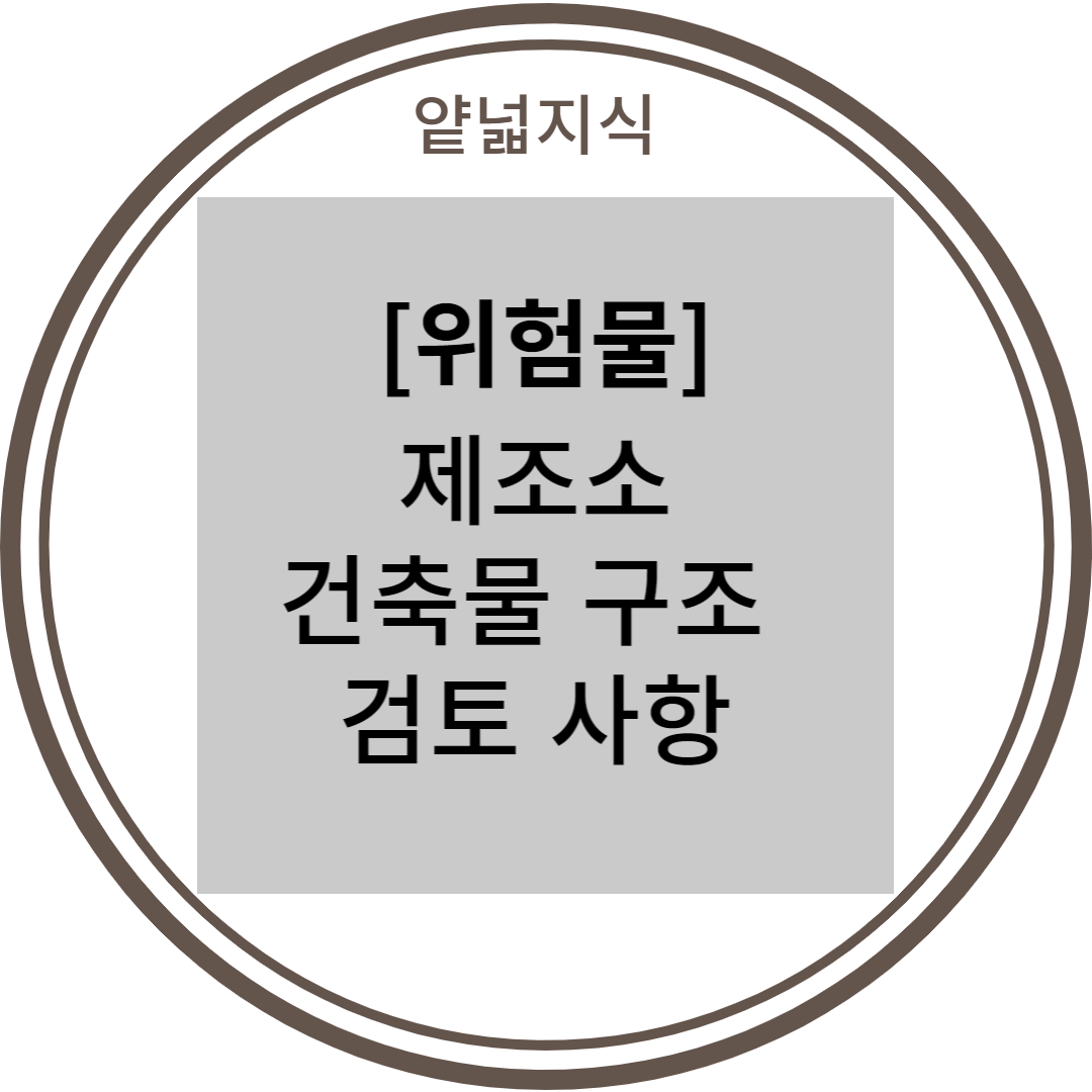  위험물 제조소 건축 구조, 내화구조, 내화시간 법규 검토