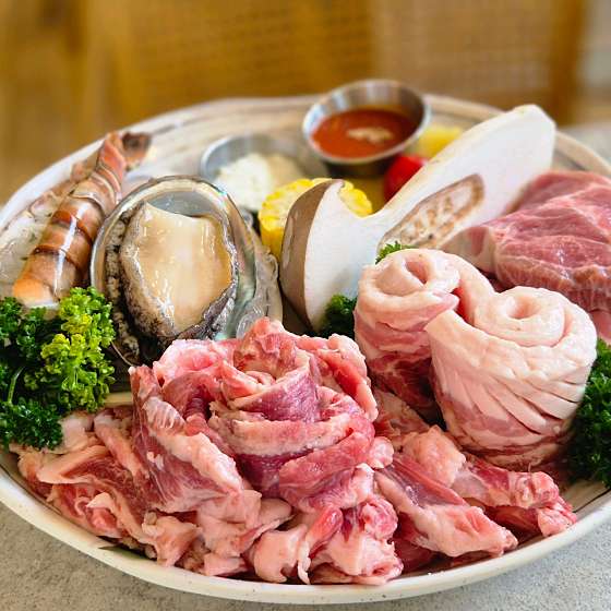 돼지모듬구이(소)(400g)