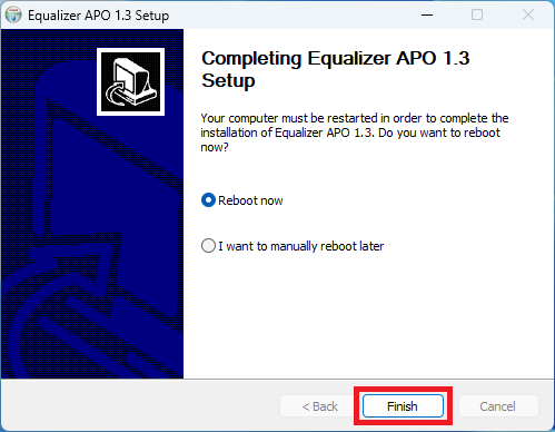 Equalizer APO 설치완료