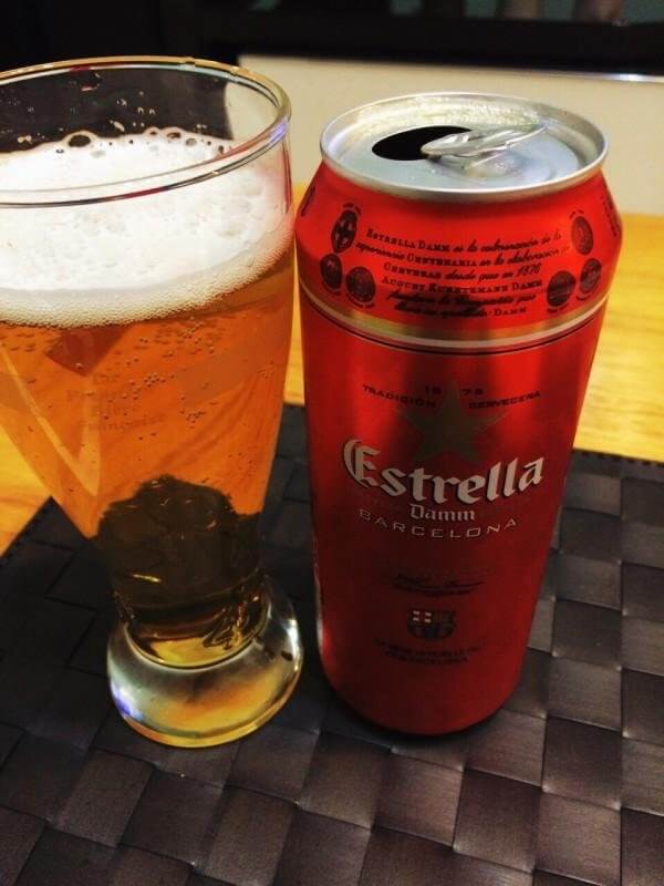  [맥주리뷰] 에스트렐라 담 (Estrella Damm) - 5.4%