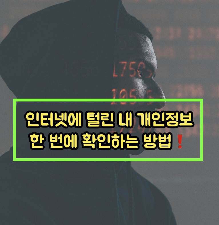  털린 내 정보 있는지 한 번에 확인 방법 !