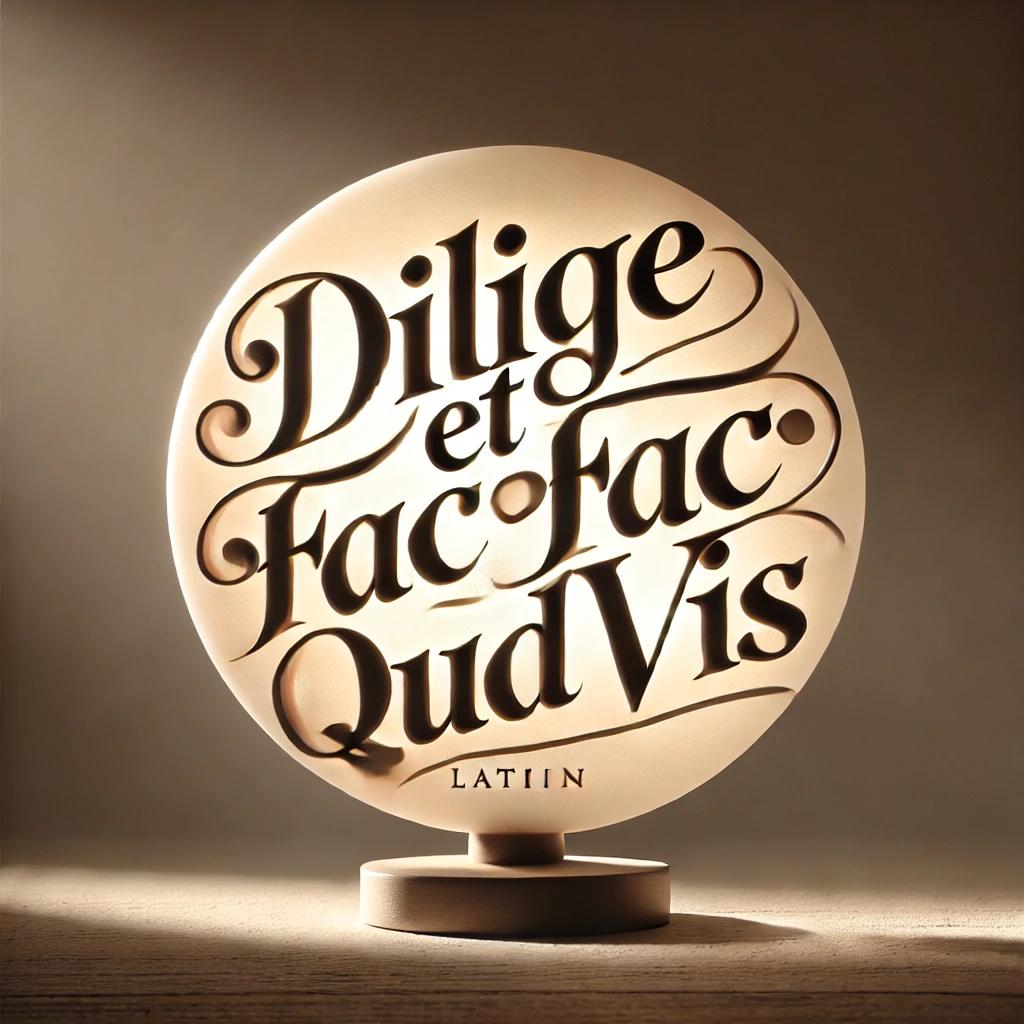 dilige et fac quod vis