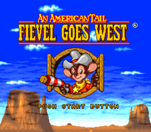  SNES ROMS - An American Tale Fievel Goes West (EUROPE / 유럽판 롬파일 다운로드)