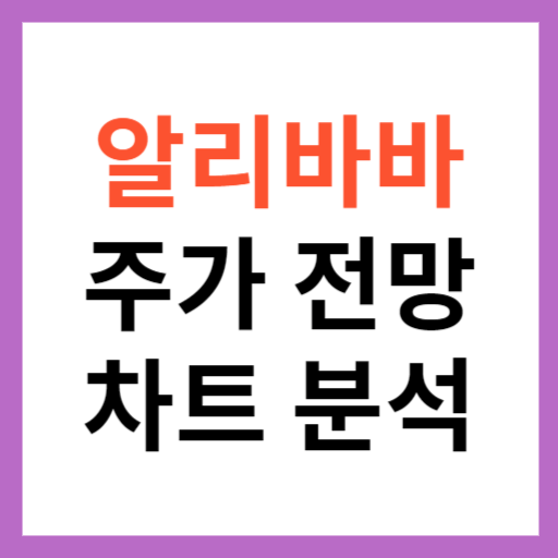 알리바바 주가 전망 및 차트 분석 중국 전자상거래 관련주 섬네일