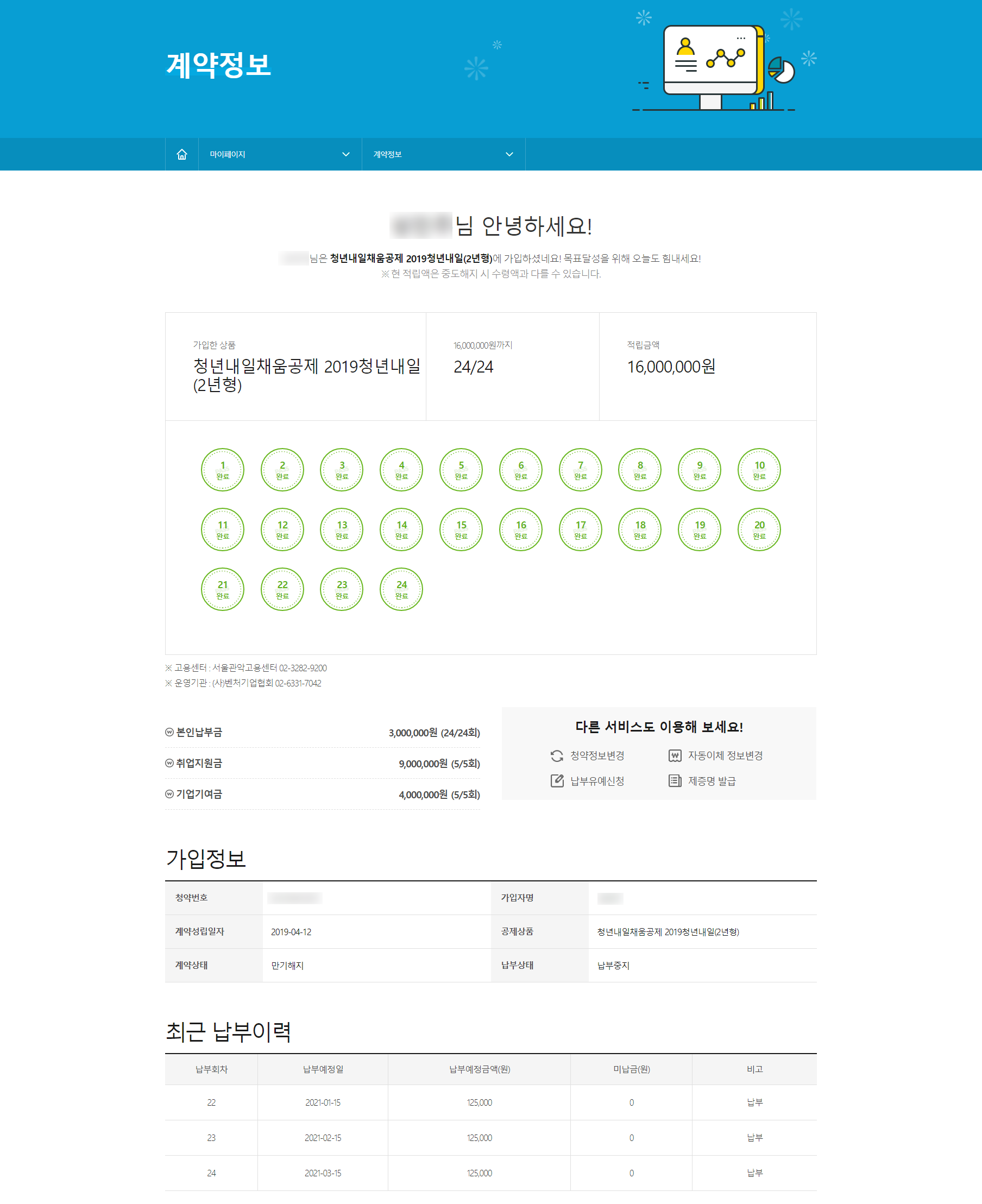  [내일채움공제] 청년 내일채움공제 존버 만기 후기 (feat. 2년)