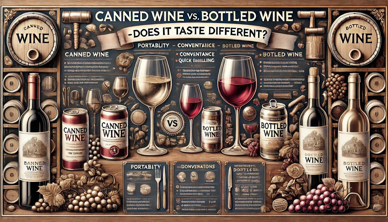 캔 와인 vs 병 와인, 맛 차이가 있을까?