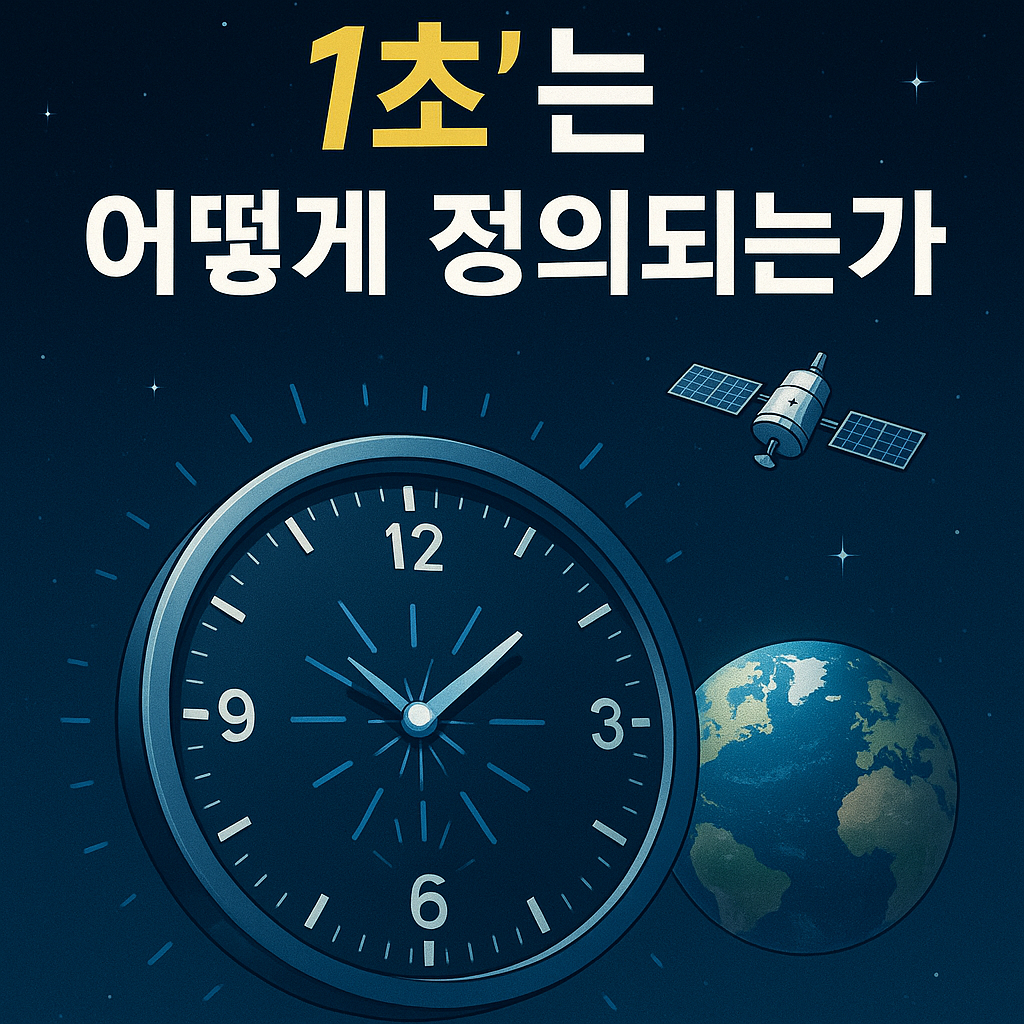 우주에서 &amp;lsquo;1초&amp;rsquo;는 어떻게 정의되는가
