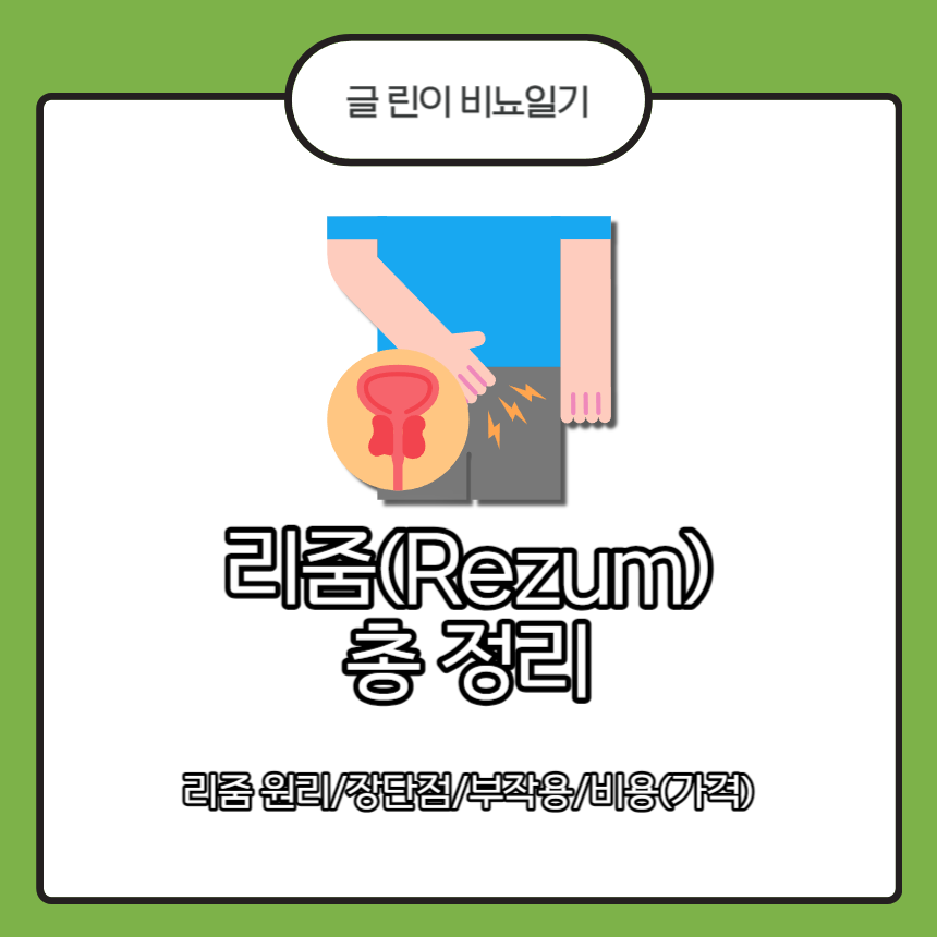 전립선비대증 수술 리줌(Rezum)