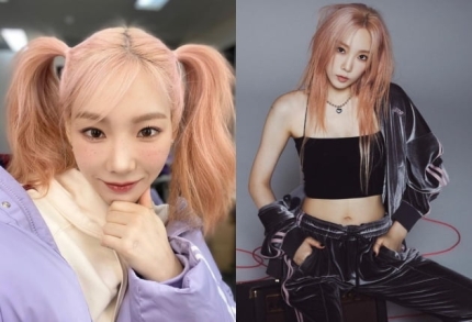  태연, 귀요미→어깨+복부 노출 180도 '파격 변신' [사진]