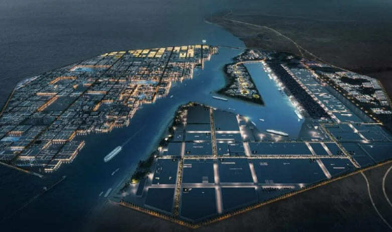 사우디 네옴시티의 팔각형 플로팅 도시 VIDEO:Saudi Arabia unveils plans for octagonal floating port city in Neom