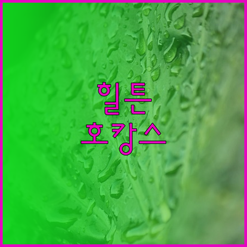 힐튼 파타야에서의 호캉스는 어떤 느낌