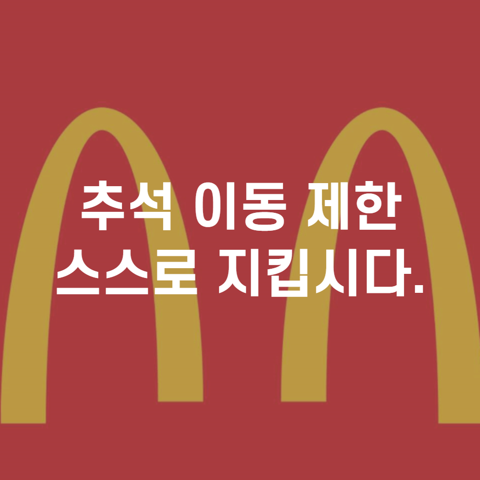  추석 이동 제한 - 중국 춘절