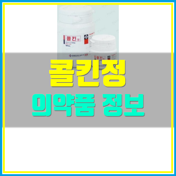  콜킨정 통풍약 정보