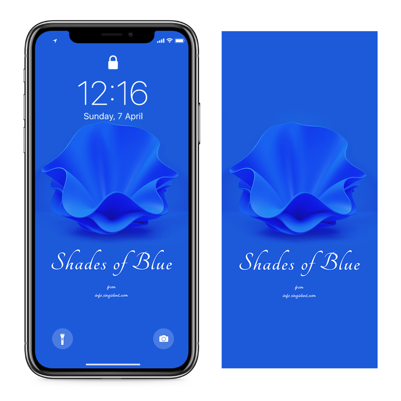 05 파란색 오브젝트 C - Shades of Blue 파란색배경화면