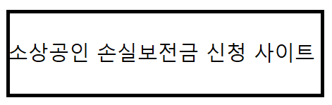 소상공인 손실보전금 지급 대상 확인