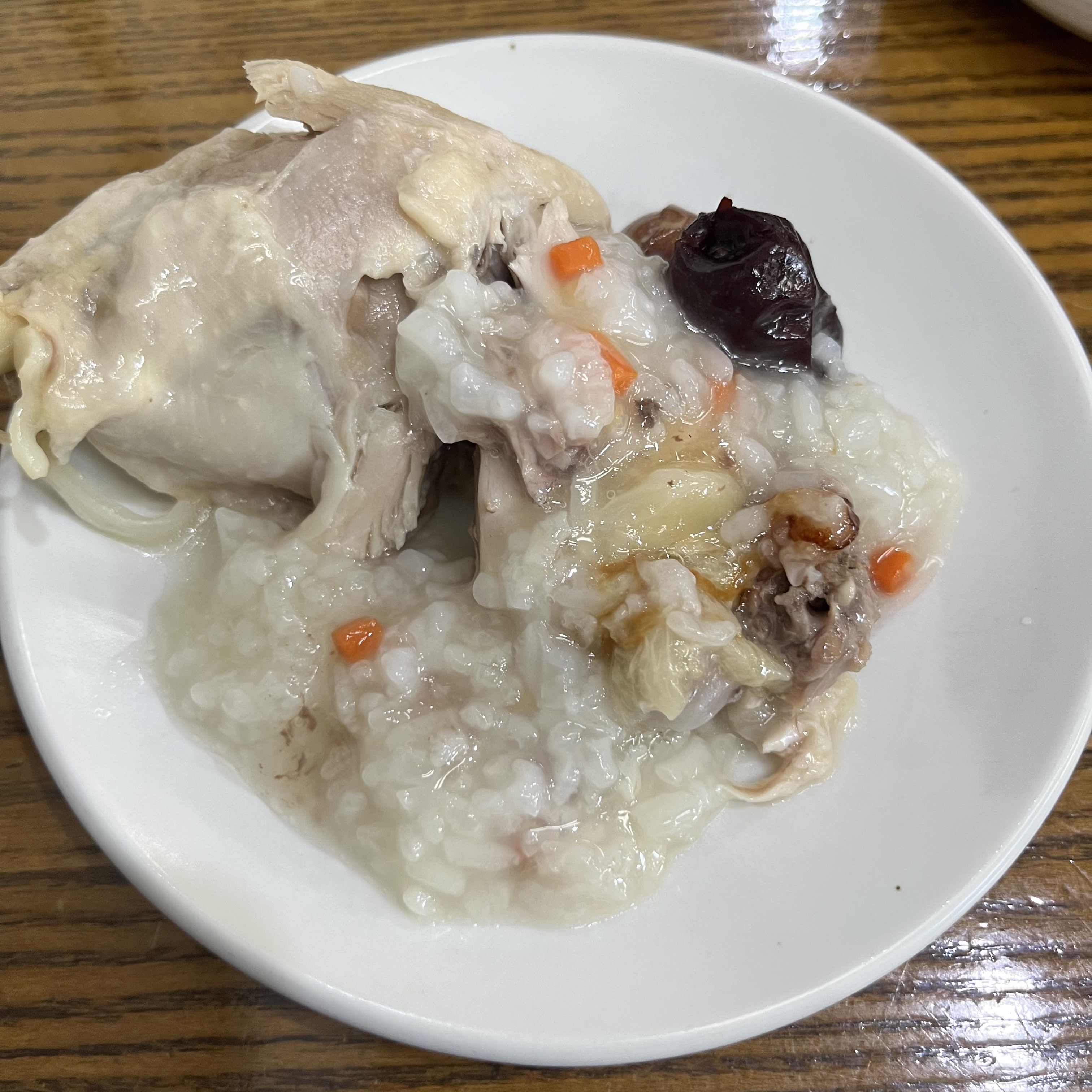 누룽지백숙 다리