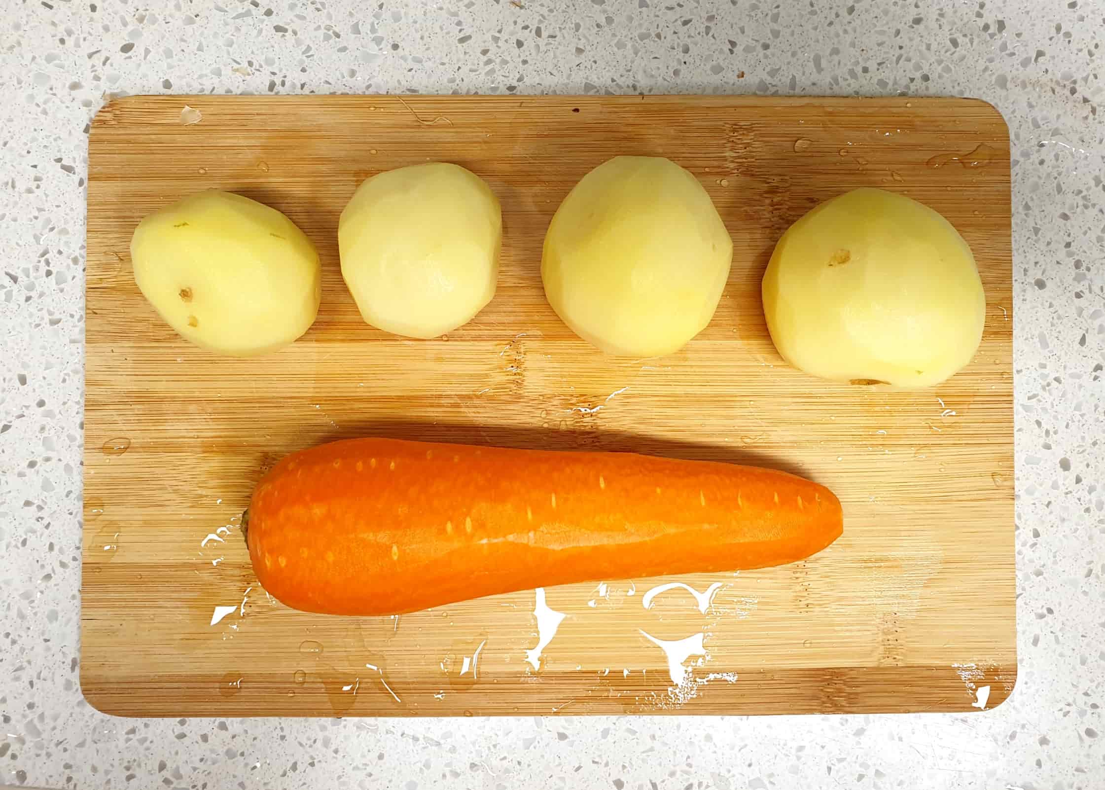 감자와 당근
