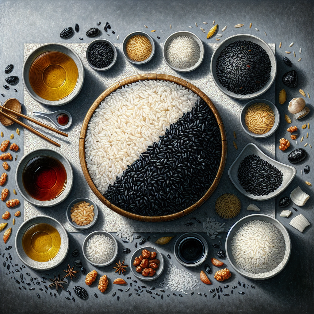 흑미밥.