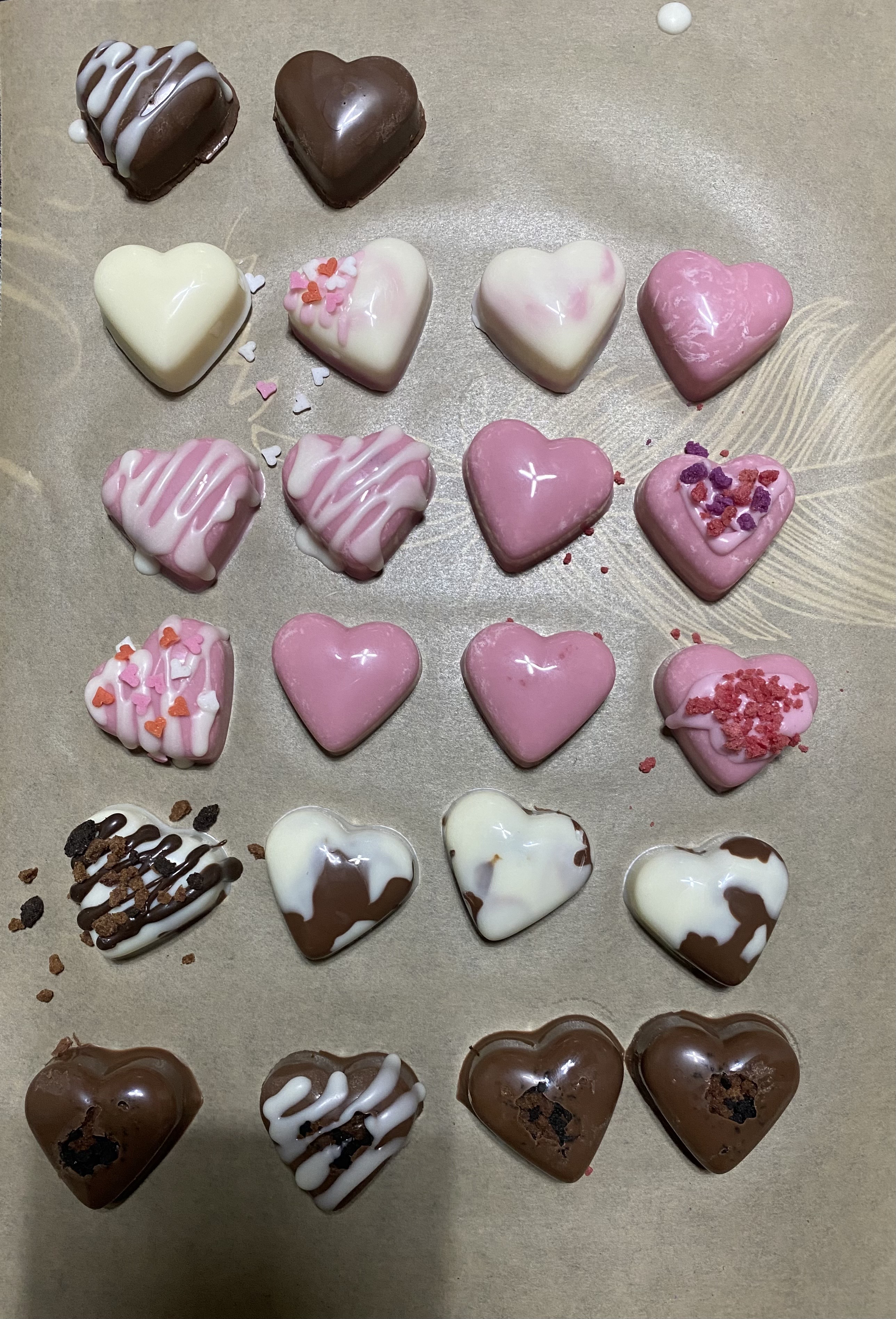  [Baking] #2 발렌타인 데이 Part.2_다이소 초콜릿 만들기
