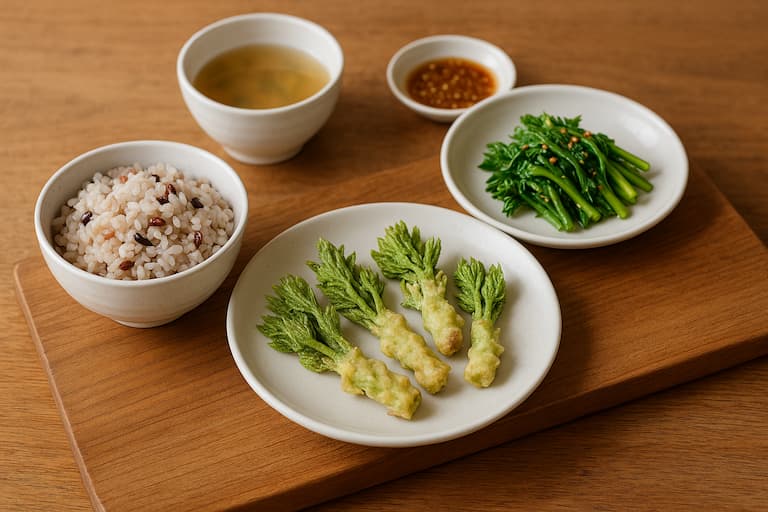 두릅밥상