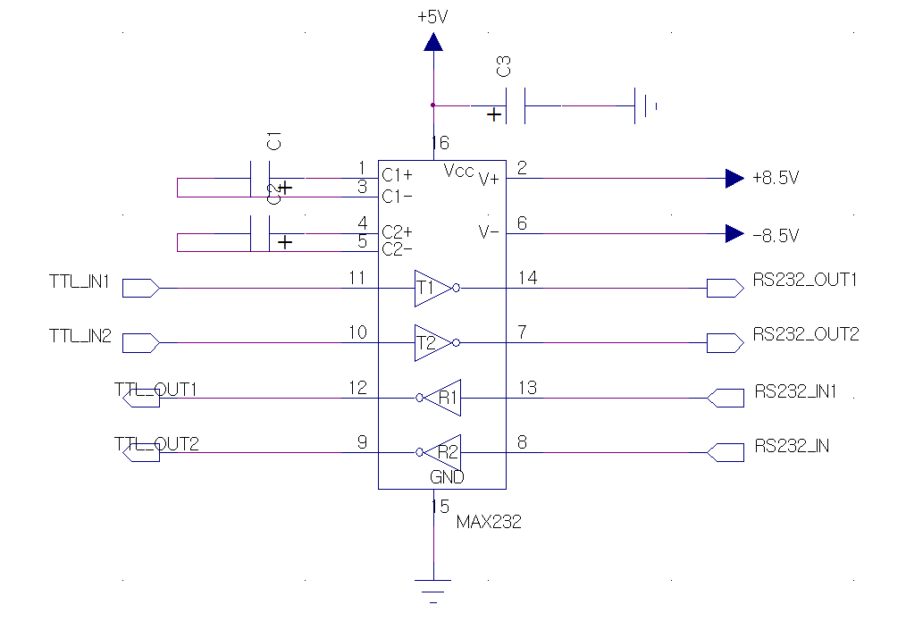  [회로설계에 필요한 기초 IC 분석] 6. RS232 IC(MAX232)
