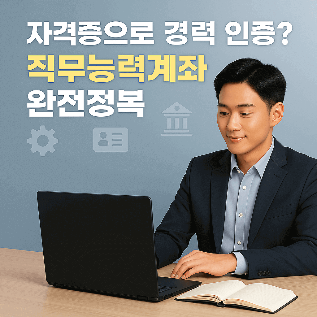자격증으로 경력 인증? 직무능력계좌 완전정복