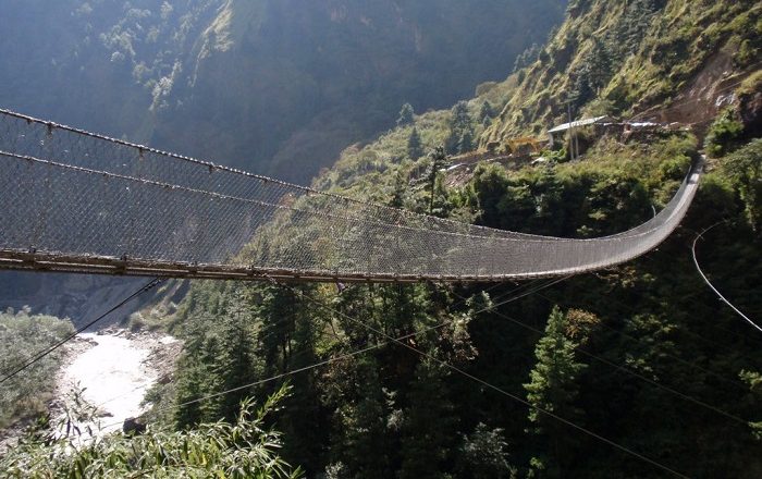 가사 항공 다리(Hanging Bridge of Ghasa)