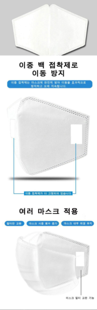  호환용 필터와 패드 - 마스크 대안 제품